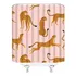 Kkiayy Leopard Race Cortina De Ducha Vida Silvestre Guepardo