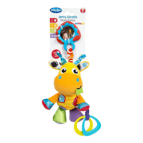 Sonajero Colgante Bebe Jerry Giraffe Munchimal Playgro Edu Color Multicolor Diseño Jirafa