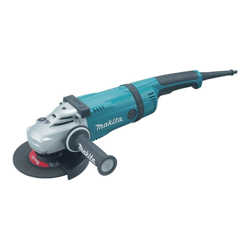 Amoladora angular Makita GA7040S de 50 Hz color turquesa y negro y blanco 2600 W 220 V + accesorio