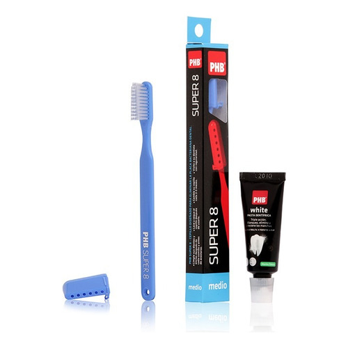 Cepillo de dientes PHB Cepillo dental super 8 medio medio