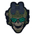 Velcro Calavera Militar