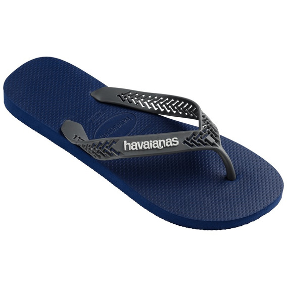 Ojotas Havaianas Power Light Solid Tira Calada Azul Hombre