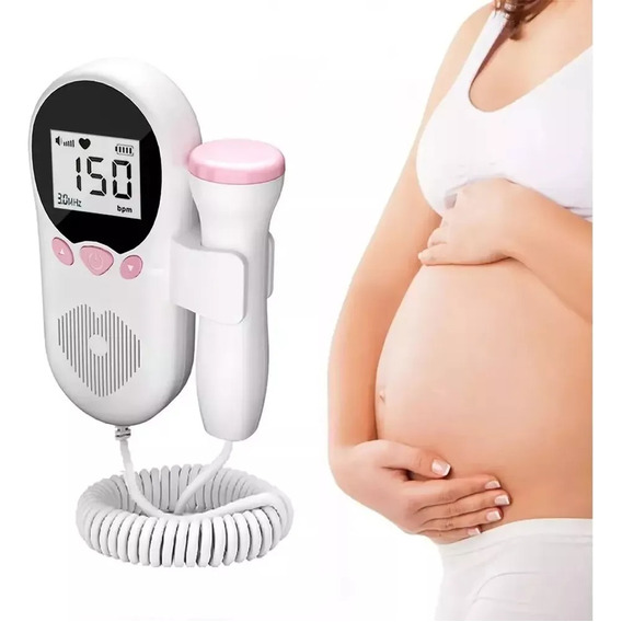Detector De Frecuencia Cardíaca Fetal Baby Portátil Doppler