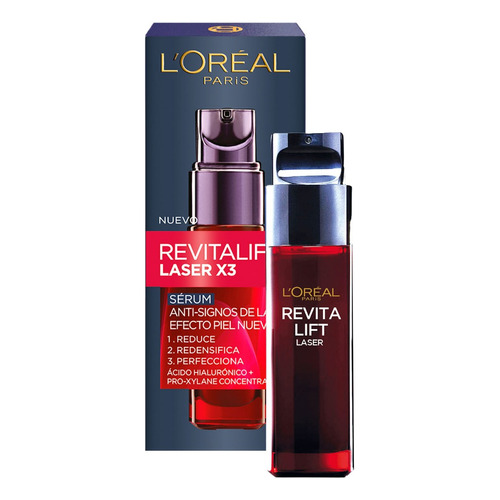 L'Oréal Paris Sérum Rostro Revitalift Láser X3, 30ml