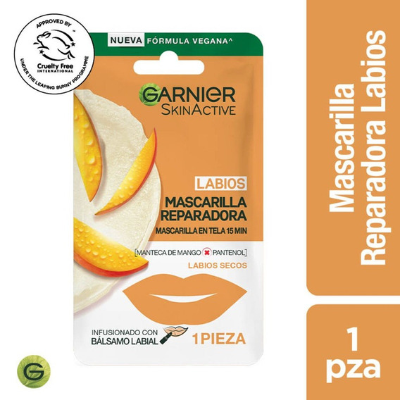 Mascarilla Labios Garnier Mango Reparadora Momento de aplicación Día/Noche Tipo de piel Todo tipo de piel