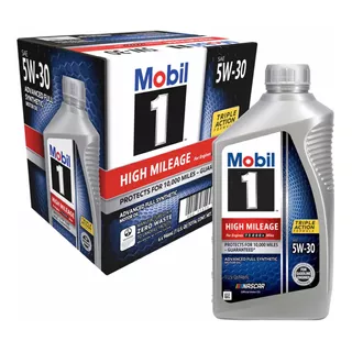 Aceite Sintético Mobil 1 5w30 Alto Kilometraje 6 Botes 946ml