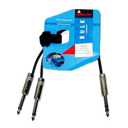 Cable Plug De Audio 6.3mm Estéreo A 2 Plug 20cm 6.3mm  Mono
