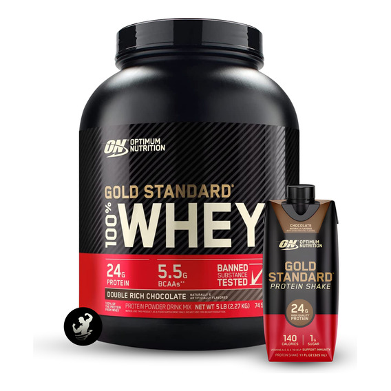 Gold Standard 100% Whey 5lb Proteína Optimum Nutrition