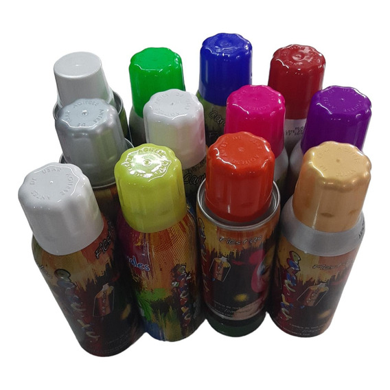 Laca Spray De Colores Temporales Fácil - mL a $166