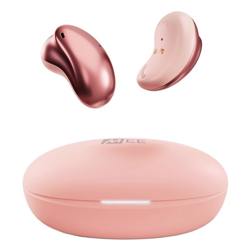 Audífonos Bluetooth Tws Semi-abiertos Mee Audio Pebbles Color Rosa