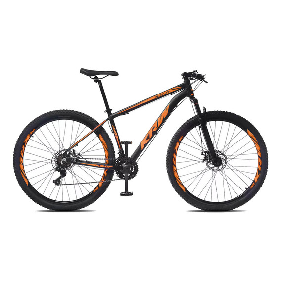 Bicicleta Montaña R29 K3.0 Cuadro Aluminio Shimano - El Rey Color Negro-naranja Tamaño Del Cuadro L