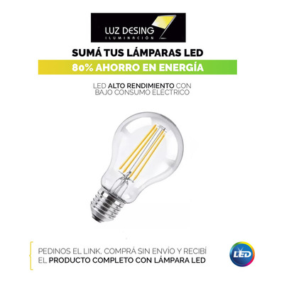 Aplique 4 Luces Plafon Vidrio Old Apto Led Negro