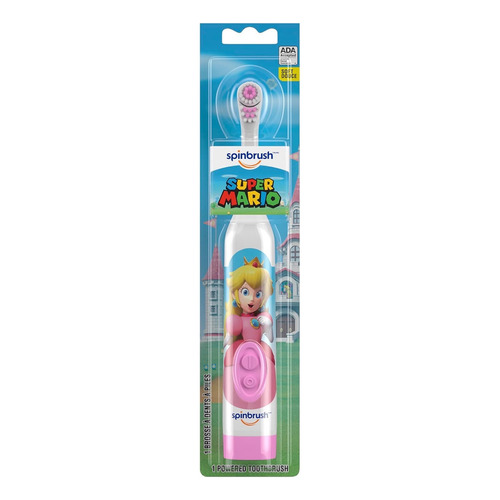 Cepillo Dental Electrico Princesa Peach Mario Bros
