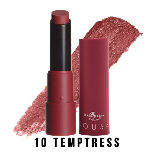 Labial Italia Mousse Matte Individual Acabado Mate Color 10 Temptress