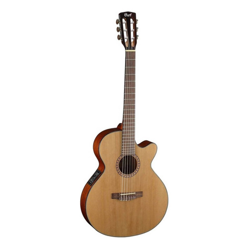 Guitarra criolla clásica Cort Classic Series CEC5 para diestros natural glossy high-tech