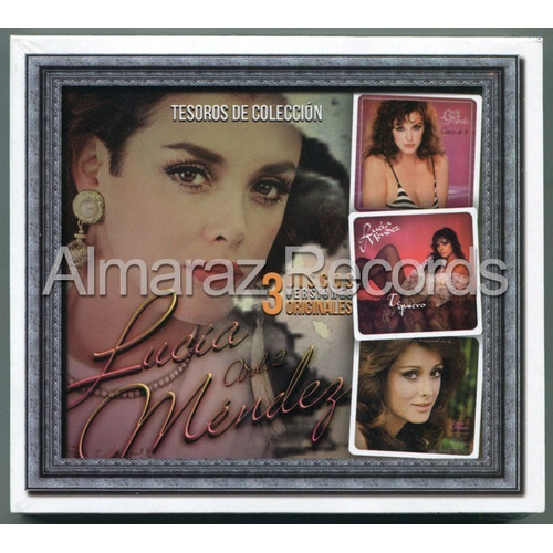 Lucia Mendez Tesoros De Coleccion Box 3 Discos Cd