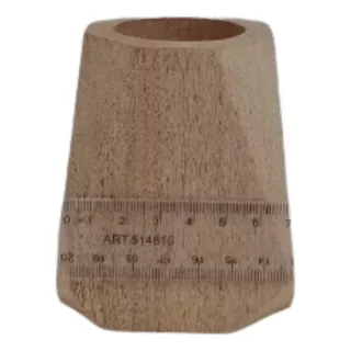 Mates De Madera Lijado Hexagonal Geométrico X10u C/bombillas