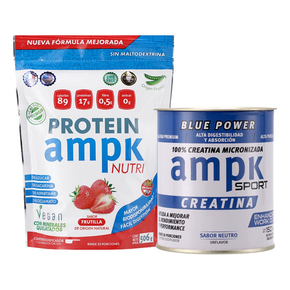 Combo Ampk Proteina Frutilla + Ampk Creatina