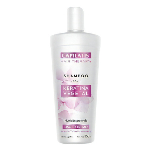 Shampoo Capilatis 350ml Keratina Sin Sal