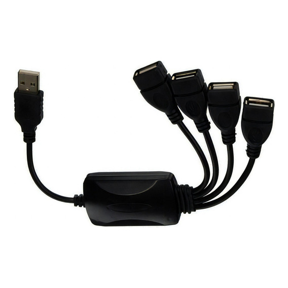 Hub Usb 2.0 Xtech 1 Puerto Usb A 4 Puertos Usb