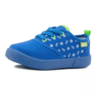 Tenis Choclo Bubble Gummers Para Niño Edson Rey Verde 12-17