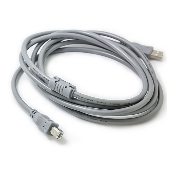 Cable Genérica Genérica gris con entrada USB-A salida USB