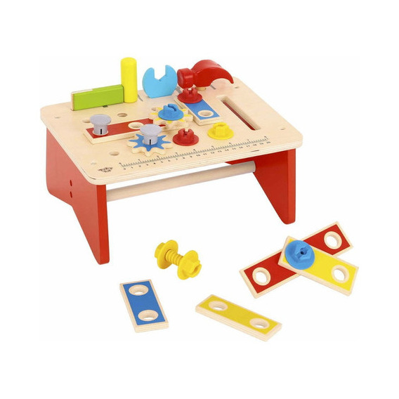 Banco De Trabajo Madera Tooky Toy Tkt077