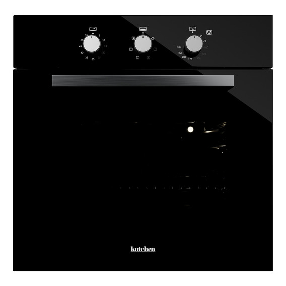 Horno Eléctrico Kutchen Khe606b Negro 60cm Grill/convección