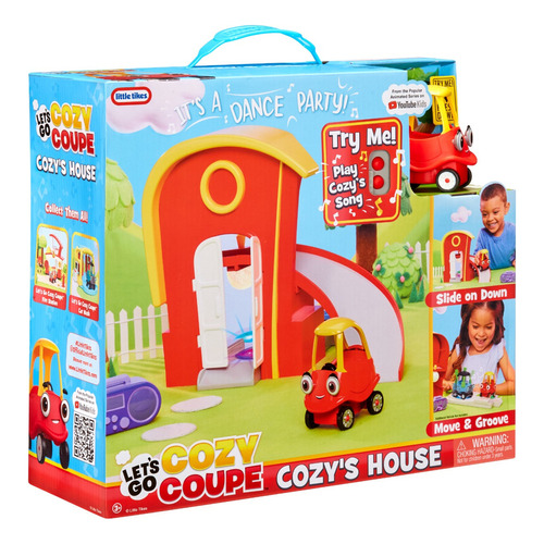 Juego Little Tikes Let´s Go Cozy Coupe Cozy's House 3+