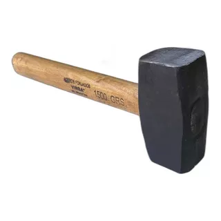 Maza Albañil Forjada 1500 Grs 1.5 Kg Virga Martillo C/madera