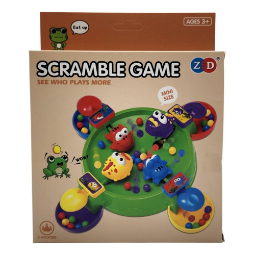 Juego De Mesa Scramble Game Entretenido Colores Diversion