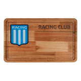 Tabla De Madera Para Asado Racing Grande Oficial Premium