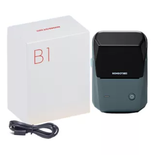 Impressora De Etiquetas Multifuncional Bluetooth Portátil Cor Verde-escuro