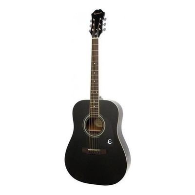 Guitarra Acústica EpiPhone Dr-100 Para Diestros Ebony Brillante