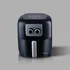 Freidora Sin Aceite Cuori Rafaella 7lts 1700w Con Timer
