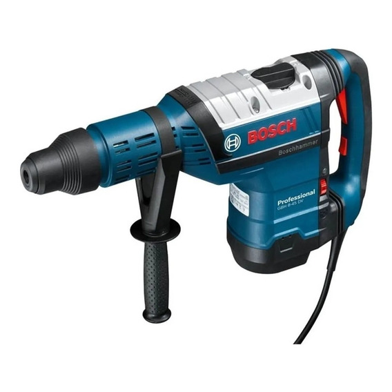 Rotomartillo electroneumático Bosch Professional GBH 8-45 DV azul con 1500W de potencia 220V