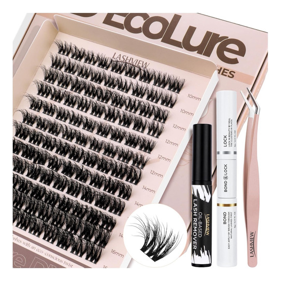 Lashview Ecolure Kit Extensión De Pestañas 10-16mm 11-kit