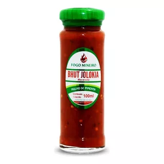 Pimenta Bhut Jolokia Macerada Molho100ml - As Mais Ardidas