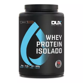 Suplemento Em  Pó Dux Nutrition  Whey Protein Isolado Proteína Sabor  Chocolate Em Pote De 900g