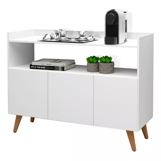 Aparador Buffet Master 3 Portas Branco