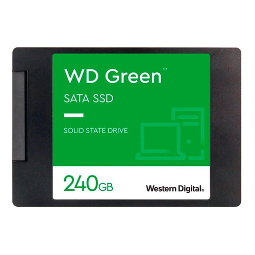 Disco sólido SSD interno Western Digital WD Green WDS240G3G0A 240GB verde