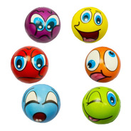 Kit 12 Bolinhas Bola Macia Emoji Emoticons Anti-stress