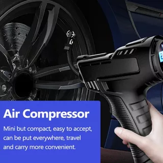 Compressor De Ar Sem Fio Do Carro 120w Com Display Digital