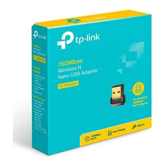 Adaptador Usb Wifi Mini Tp-link Tl-wn725n 150mbp Mallweb