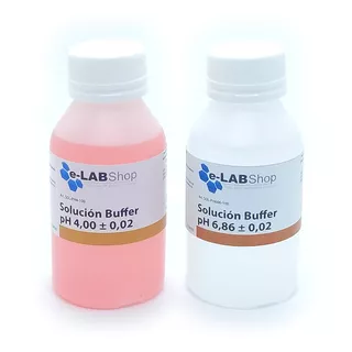 Kit De Soluciones Buffer Calibración Ph4 6,86 Medidores Ph 