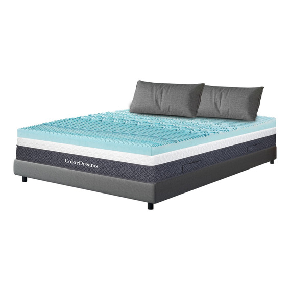 Colchoneta Topper Cubrecolchon Queen Size Memory Foam 5cm