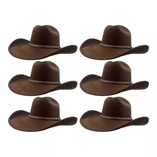 Sombrero Vaquero Texana Horma Elegante Unisex Mayoreo (5pz)