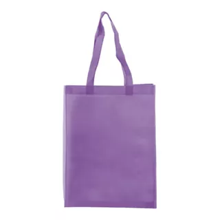 200 Pack Bolsas Ecologicas Moradas 34x38x15