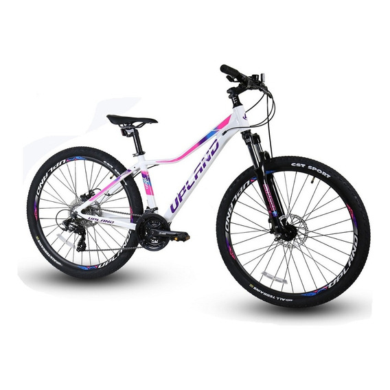 Bicicleta Upland X100 Aro 27.5 De Dama Color Blanco Tamaño Del Cuadro S