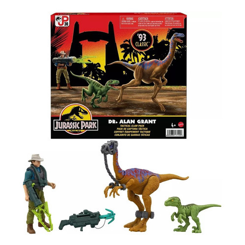 Dinosaurios Y Figura Dr Alan Grant Jurassic Park